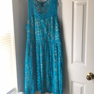 Turquoise dress